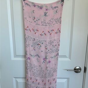 Rebecca Minkoff  Pink floral scarf